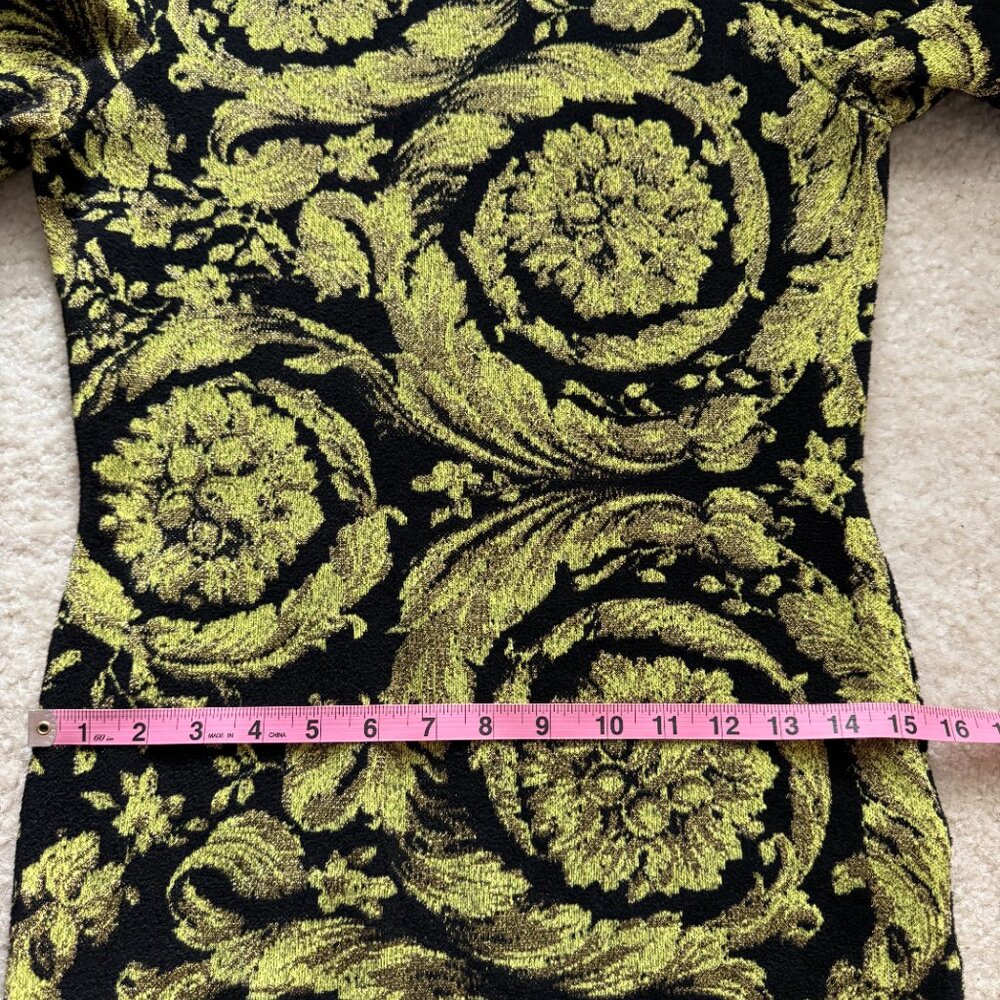 Versace Dress, IT42, Black and Gold - Picture 8 of 9
